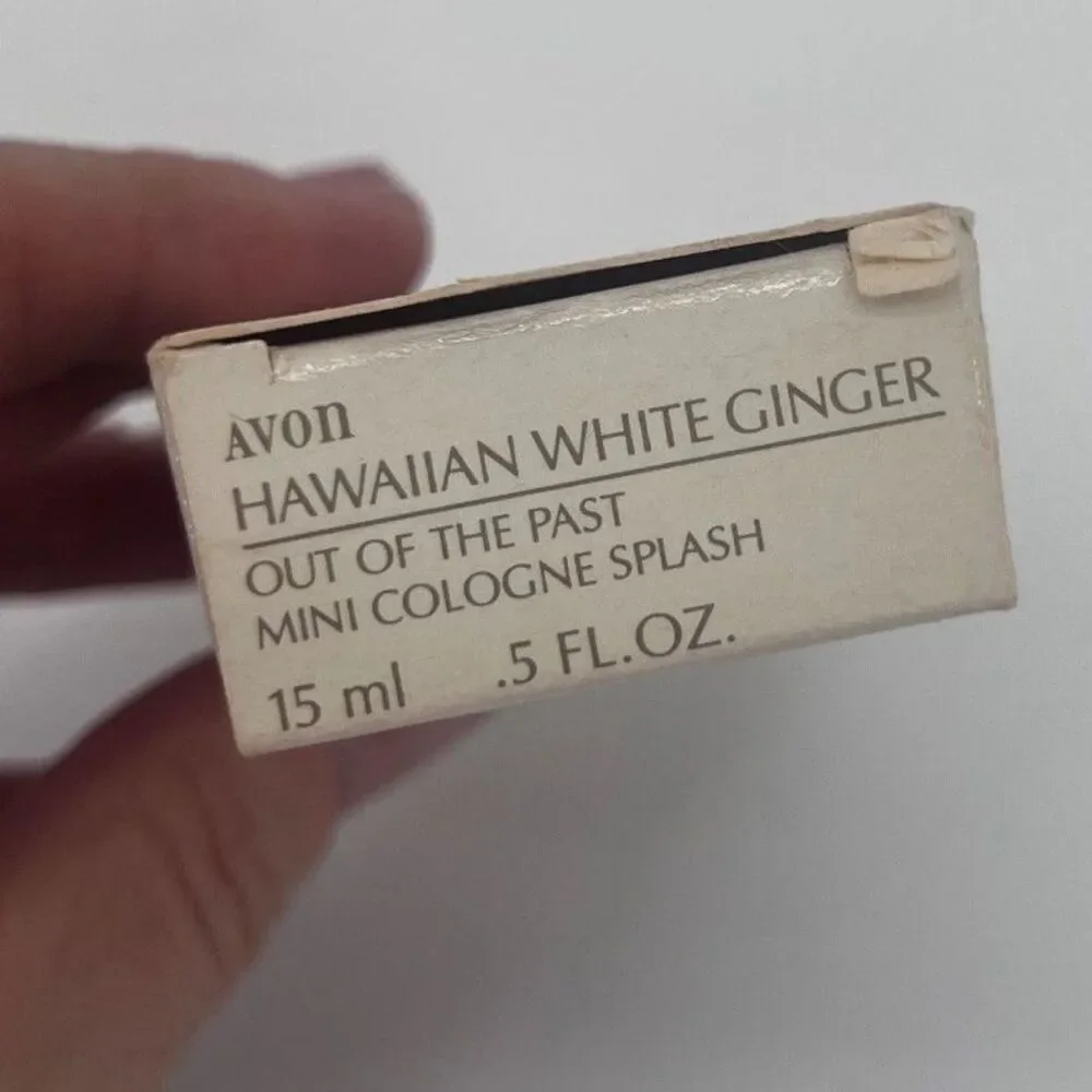 Avon Hawaiian White Ginger Mini Cologne Splash Fragrance Scent Perfume 15ml 1993 - Picture 7 of 7